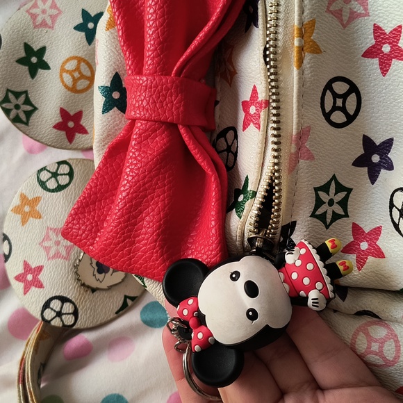 Minnie mouse mini backpack Disney loungefly - Picture 6 of 6
